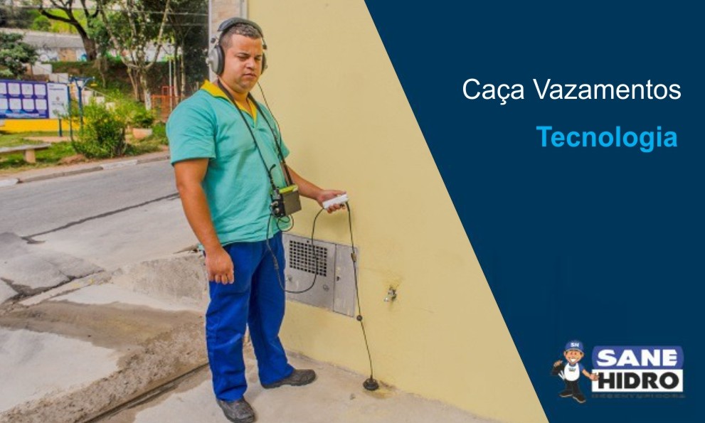 Tecnologias Inovam na localização de vazamento de água
